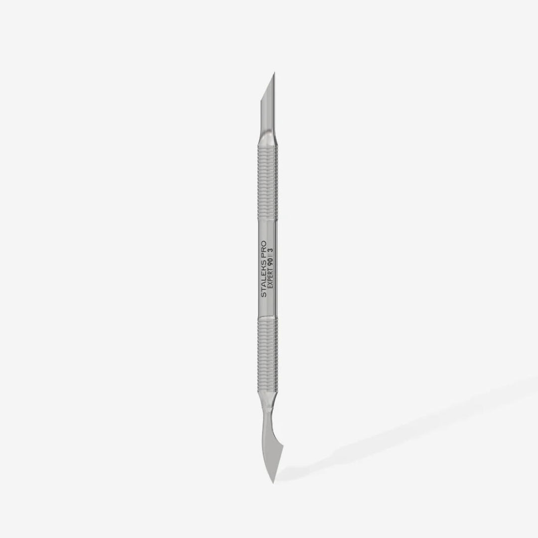 Staleks Manicure Pusher EXPERT 90 TYPE 3 (Beveled Pusher and Cleaner)
