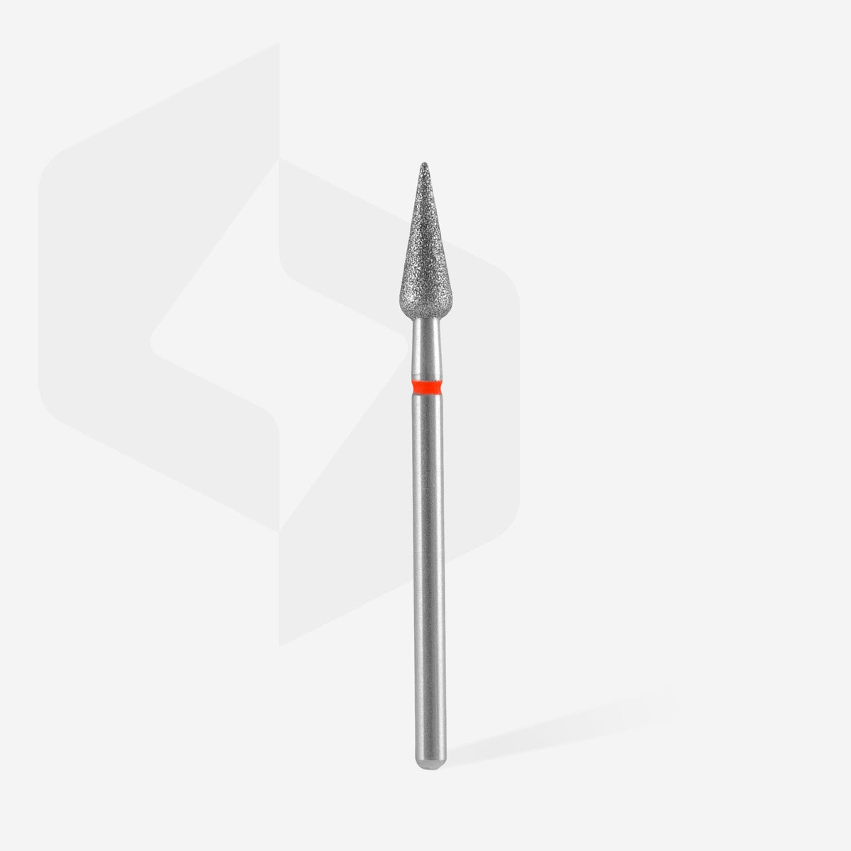 Staleks Nail Drill Bit - EXPERT Diamond Pointed Pear Fine Grit (4.0mm/12mm) 3/32"