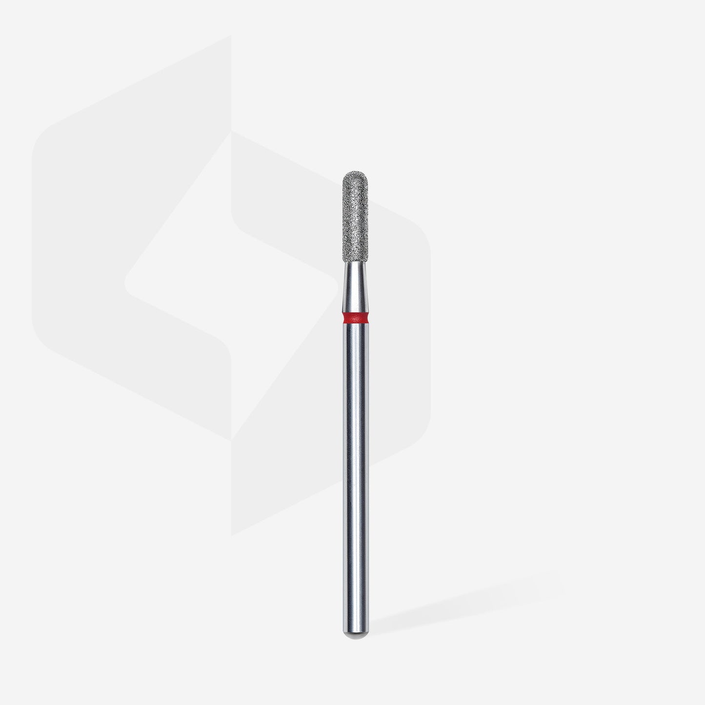 Staleks Nail Drill Bit - EXPERT Diamond Rounded Cylinder Fine Grit (2.3mm/8mm) 3/32"