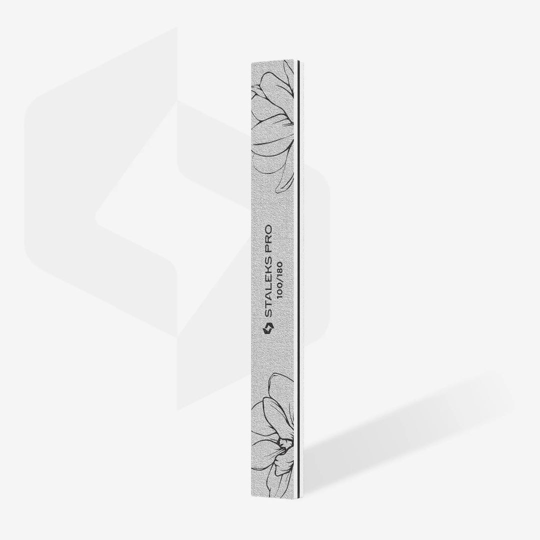 Staleks Straight Mineral Nail File EXPERT 20 100/180 Grit (25pcs)