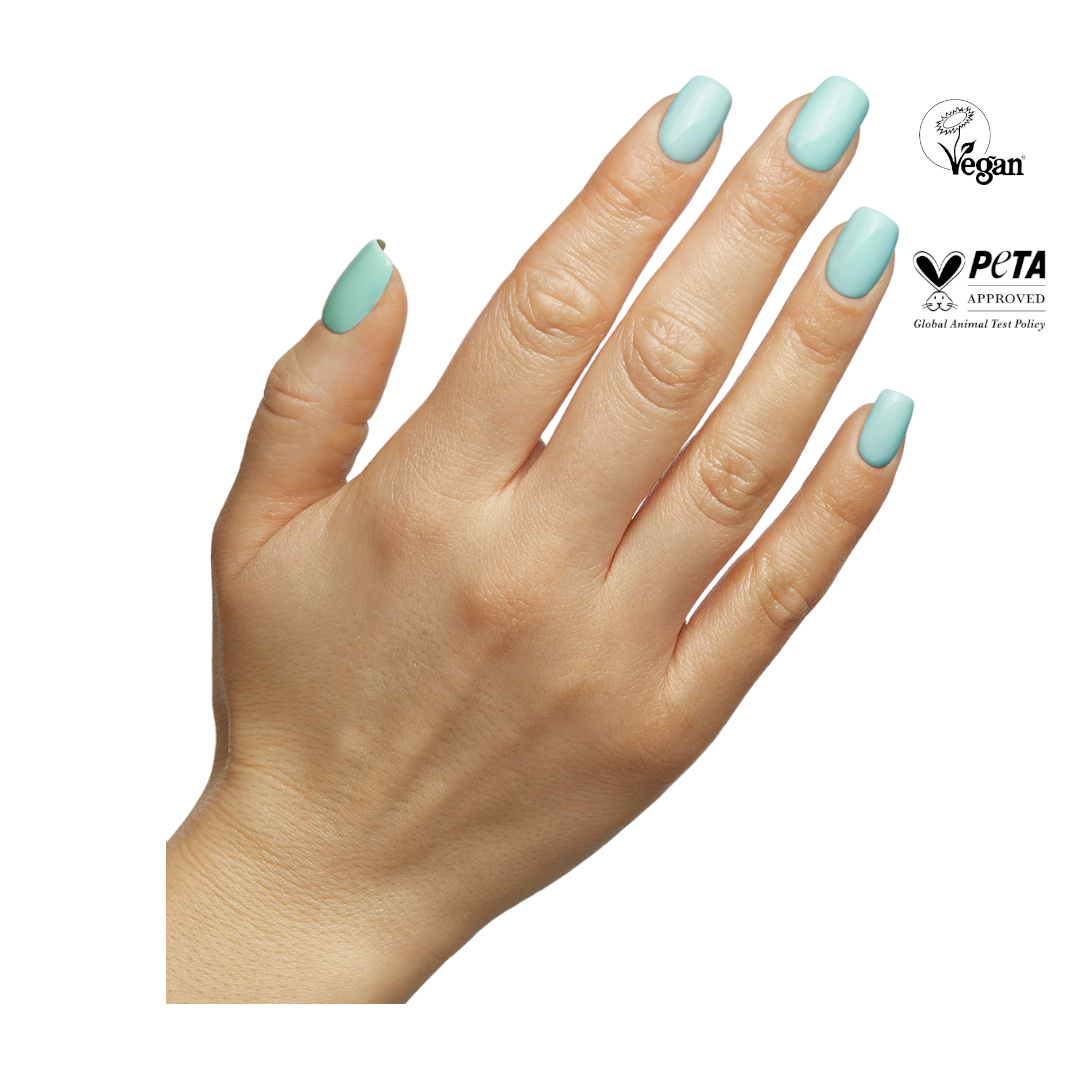 The Gel Bottle Hema-Free Paint - Sundae 716 | Baby Blue Gel Polish, baby blue nail designs