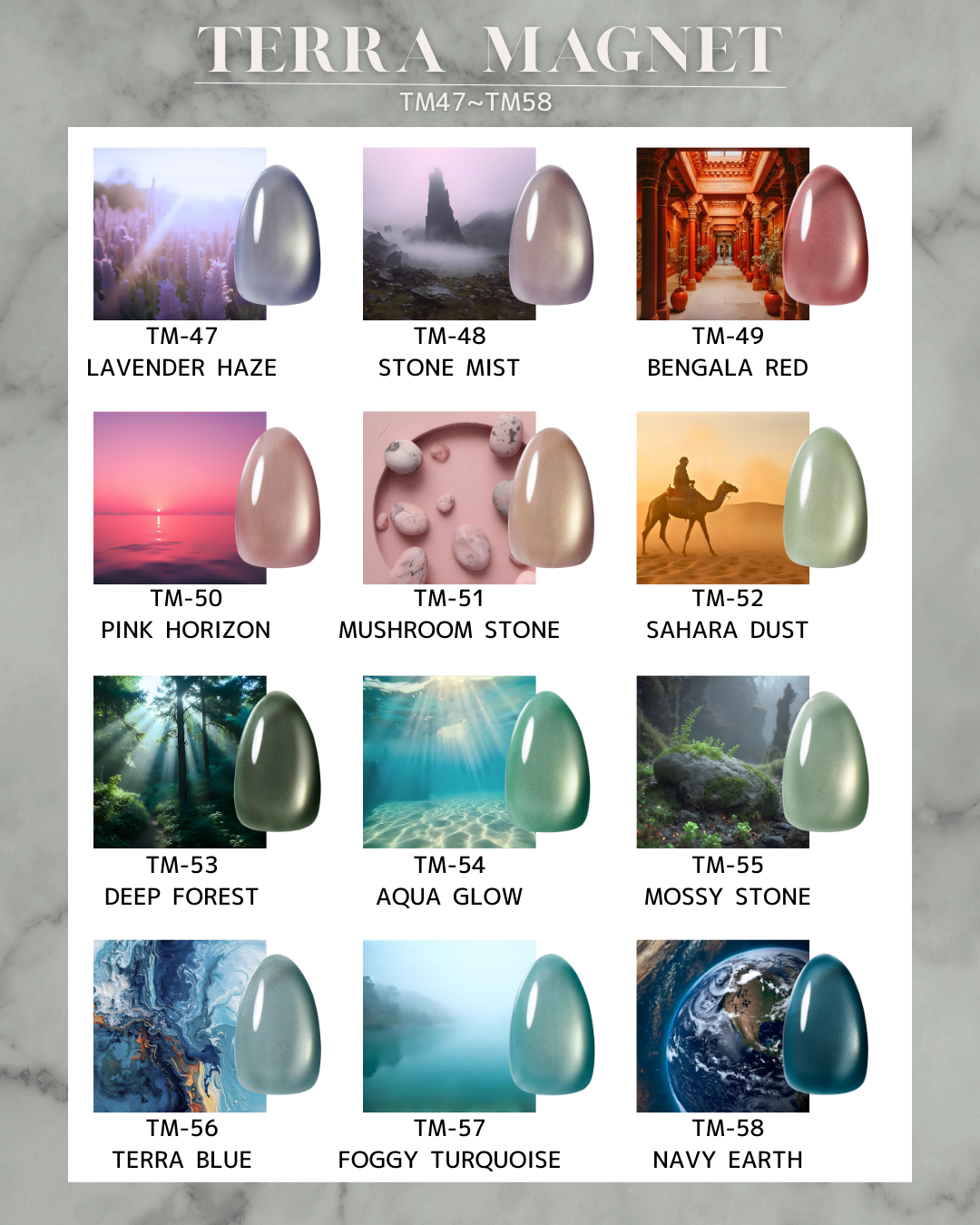 Kokoist Terra Magnet Collection 12Pcs