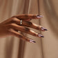 The GelBottle Chrome Pigment Blush, soft pink light pink chrome nails