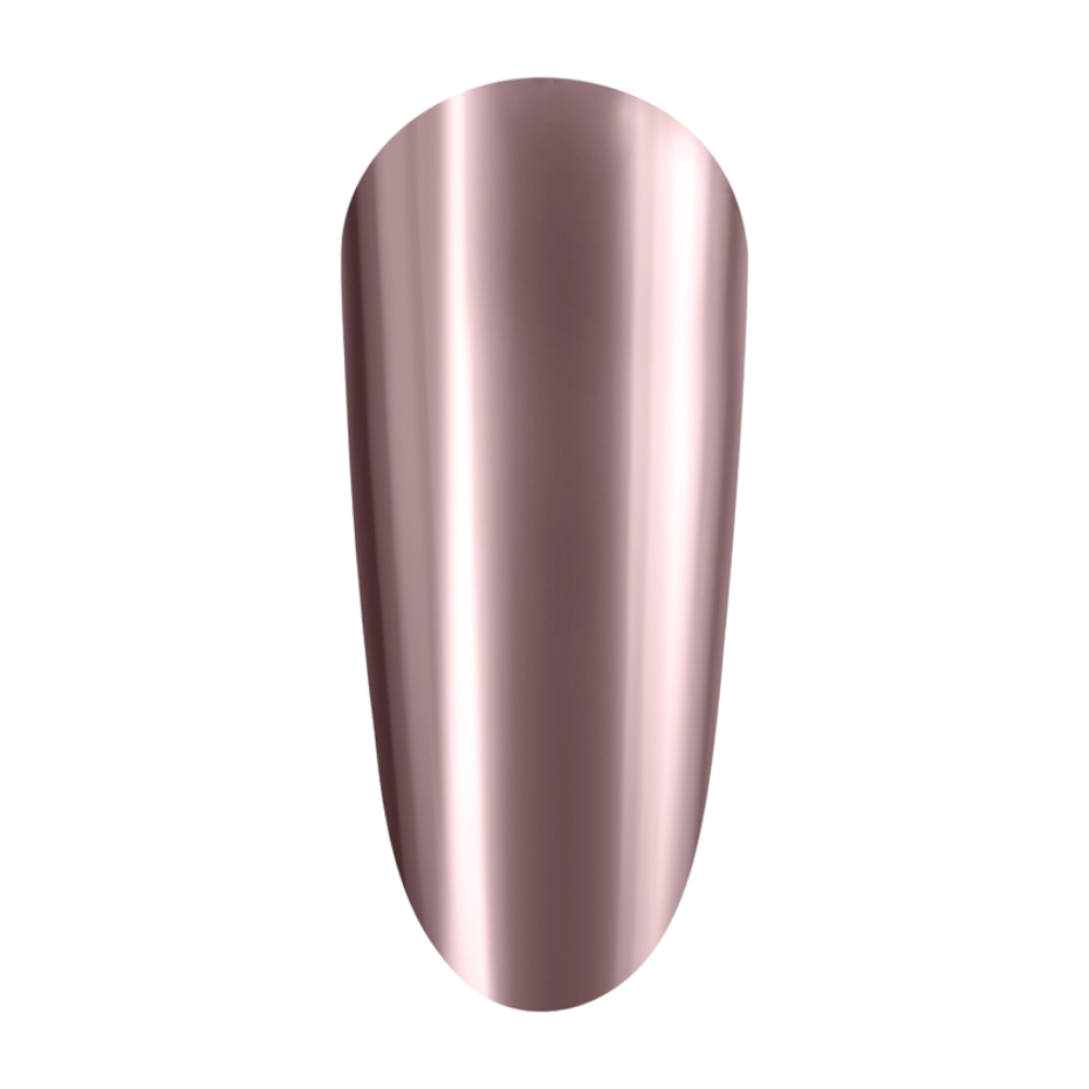 The GelBottle Chrome Pigment Blush, soft pink light pink chrome nails