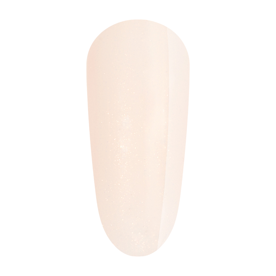 The Gel Bottle I Do - Soft Peach with Gold Shimmer Gel Nail Polish, wedding bridal nail art