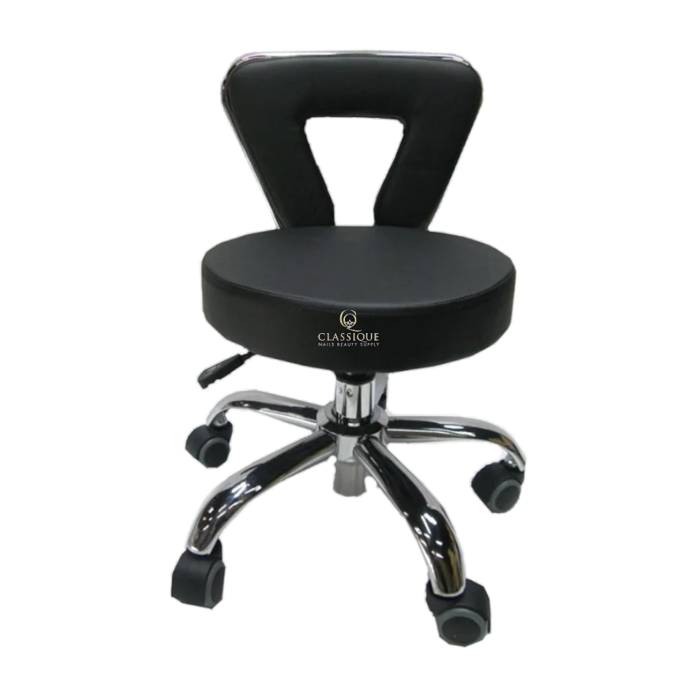 Technician Chair - #ST-12BK Black - Classique Nails Beauty Supply