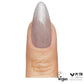 The Gel Bottle BIAB Queen, Grey Shimmer Builder Gel, nude and glitter nails