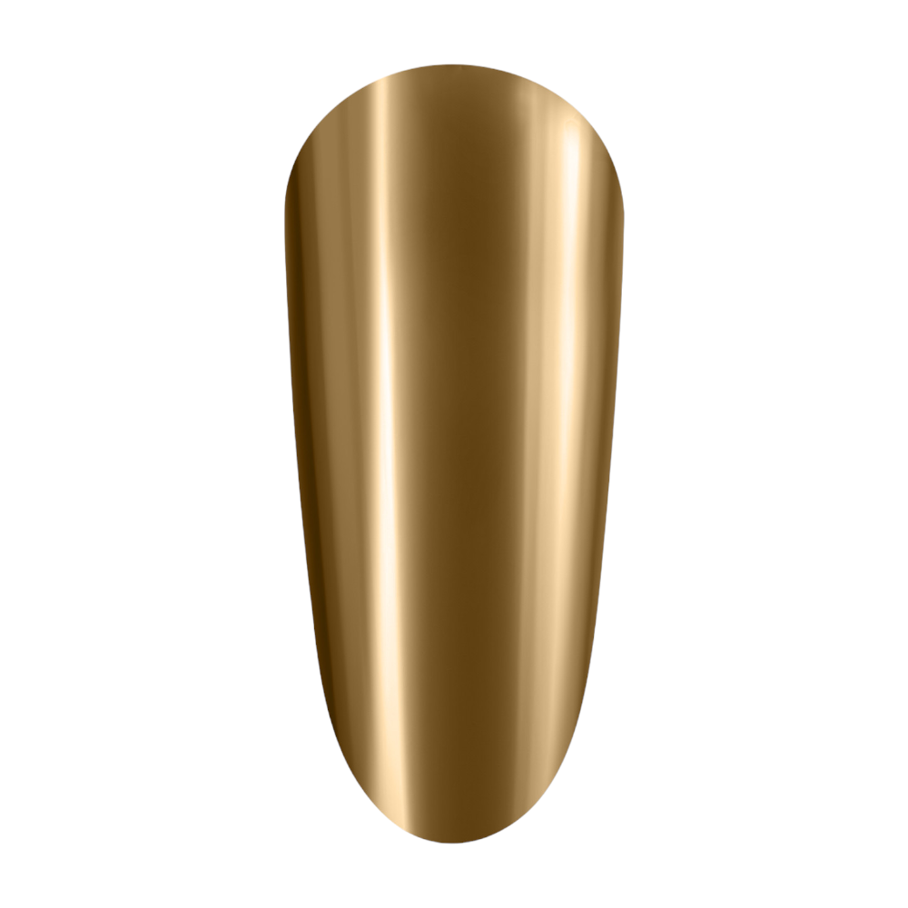 The Gel Bottle Chrome Pigment - Gold Chome Nail Powder