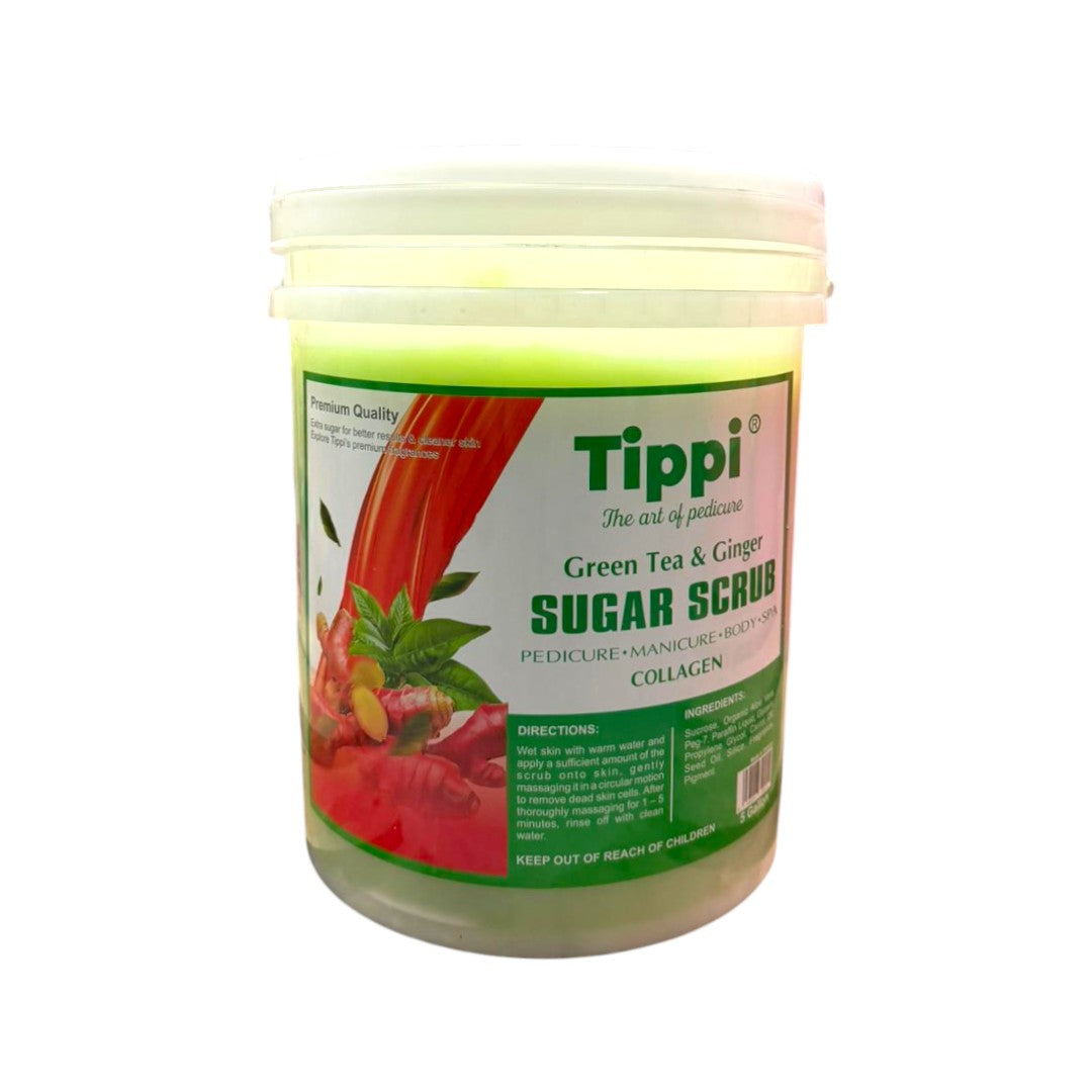 Tippi Sugar Scrub 1Gal - Ginger & Green Tea
