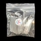 USN Nail Tips Clear Straight Coffin (Bag of 50), acrylic nail tips, nail tip shapes