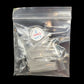 USN Nail Tips Clear Straight Coffin (Bag of 50), acrylic nail tips, nail tip shapes