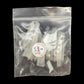 USN Nail Tips Clear Straight Coffin (Bag of 50), acrylic nail tips, nail tip shapes