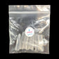 USN Nail Tips Clear Straight Coffin (Bag of 50), acrylic nail tips, nail tip shapes