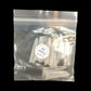USN Nail Tips Clear Straight Coffin (Bag of 50), acrylic nail tips, nail tip shapes
