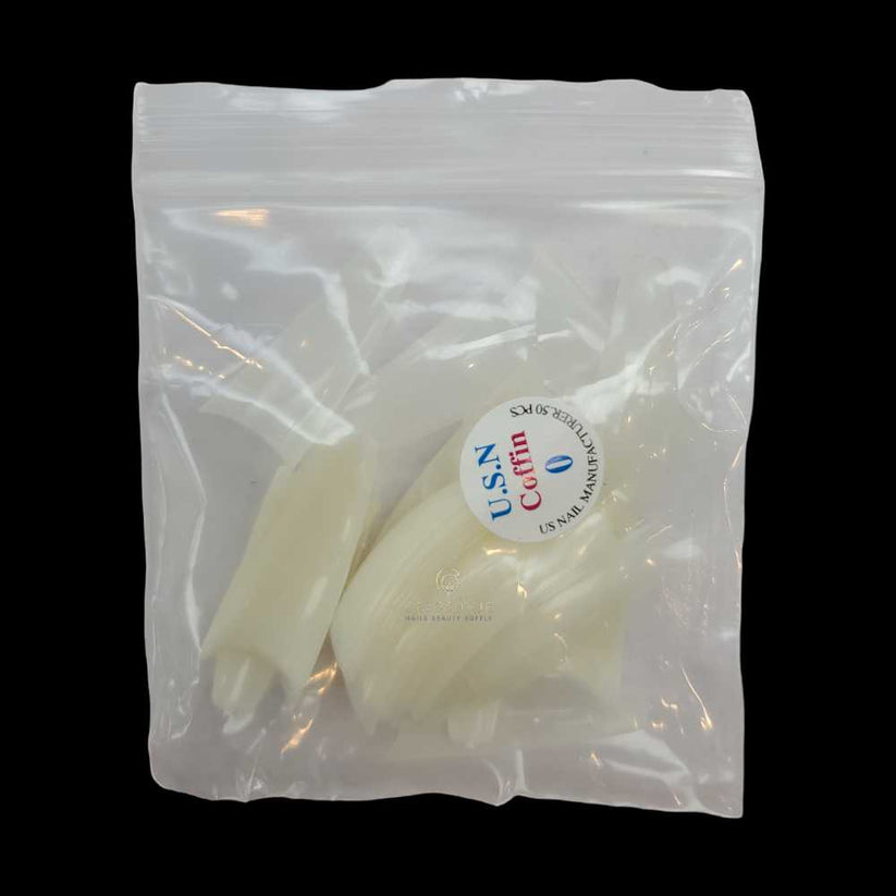 USN Natural Tips COFFIN – 500ct Each Size: 0-10 *Pick Any*