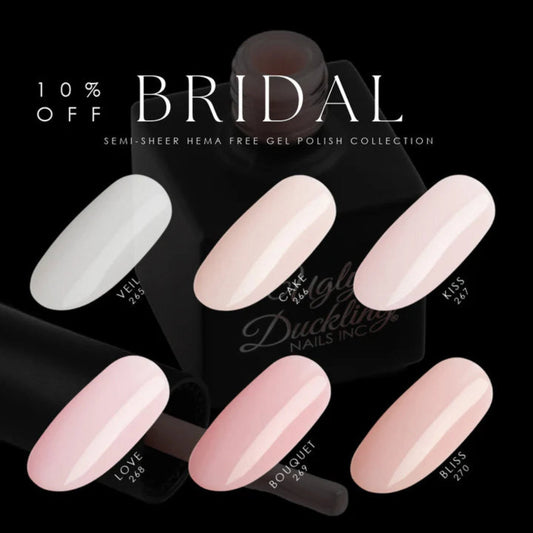 Ugly Duckling Gel Polish - Bridal Collection #365-370 (6pcs)