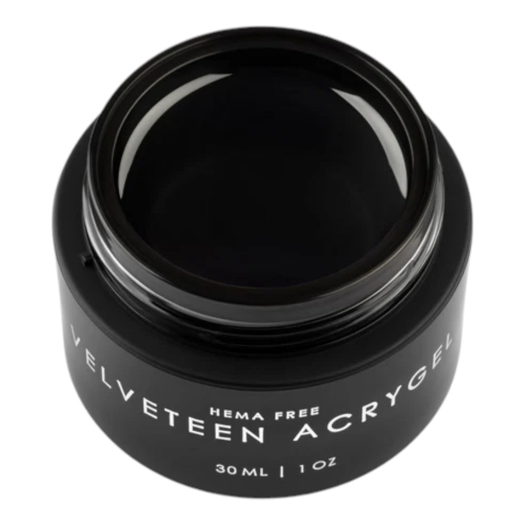Ugly Duckling Velveteen Acrygel 1oz Black, ongle gel uv, poly nail gel