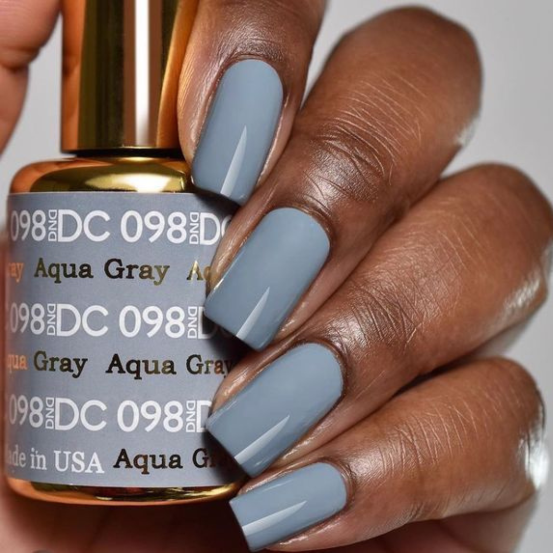 dnd nail polish, dnd nail polish canada, nail polish dnd, dnd gel polish canada, dnd gel polish set, dnd dc, dnd gel polish near me, dnd gel polish wholesale canada, dnd gel nail polish 098  Aqua Gray
