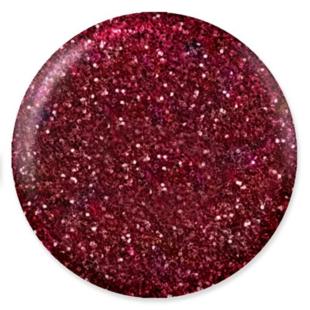DND DC Mermaid 232 Maroon - Sparkling Glitter Gel Polish