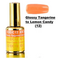 DND DC Mood Color Changing Nail Polish 12, Tangerine Glossy Lemon Candy, color changing nail polish, nail polish changes color​, colour changing nail polish