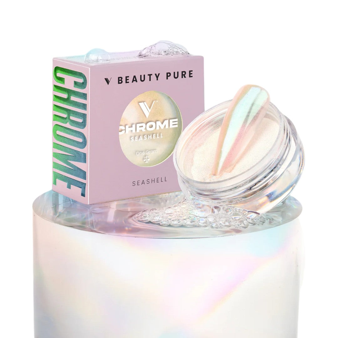 V Beauty Pure chrome nail powder Seashell