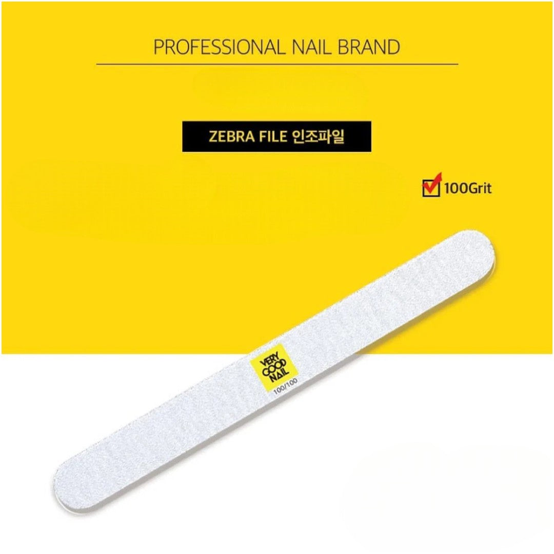 Very Good Nail Nail Files - Wasable Zebra 100/100 (1pc)