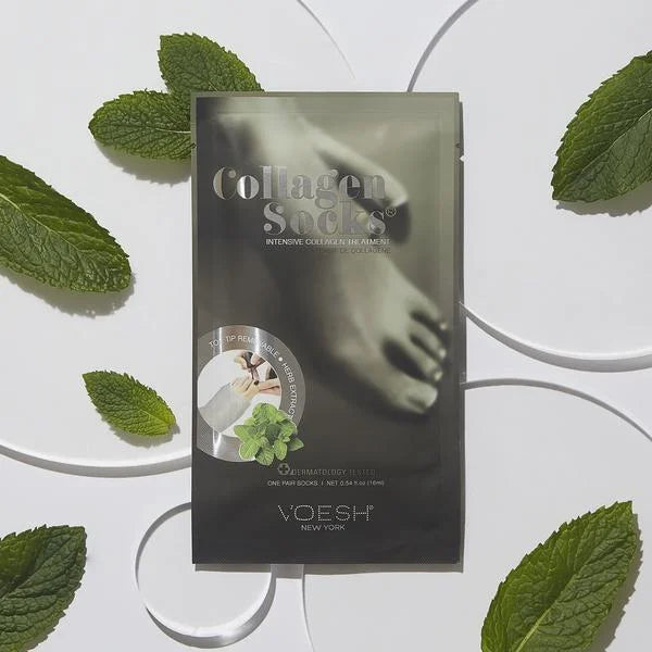Voesh UV Protective Collagen Socks w/ Peppermint (Vegan) Classique Nails Beauty Supply Inc.