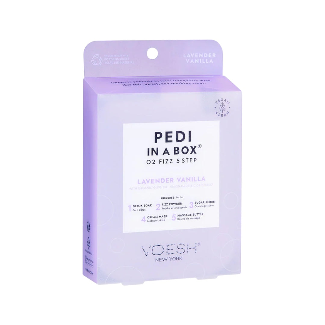 Voesh 5In1 Pedi In A Box O2 Fizz - Lavender Vanilla