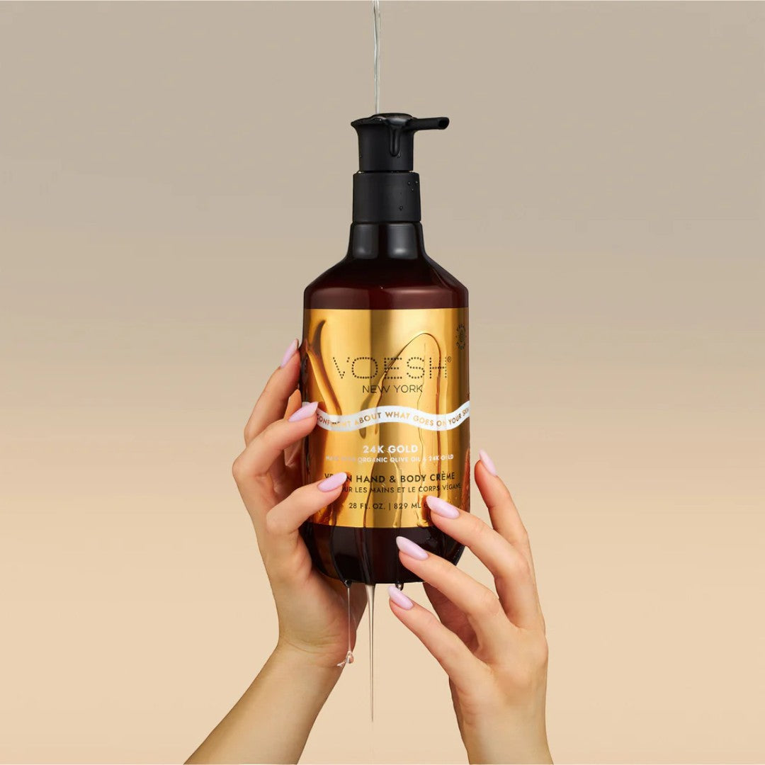 Voesh Vegan Body & Hand Creme - Imperial Gold 28oz