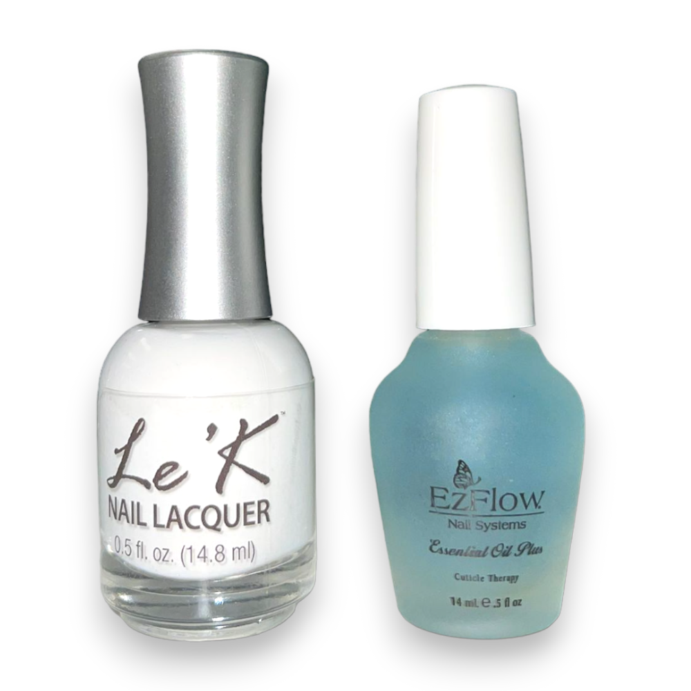 Nail Lacquer #103 Milky White & Oil Gift Set