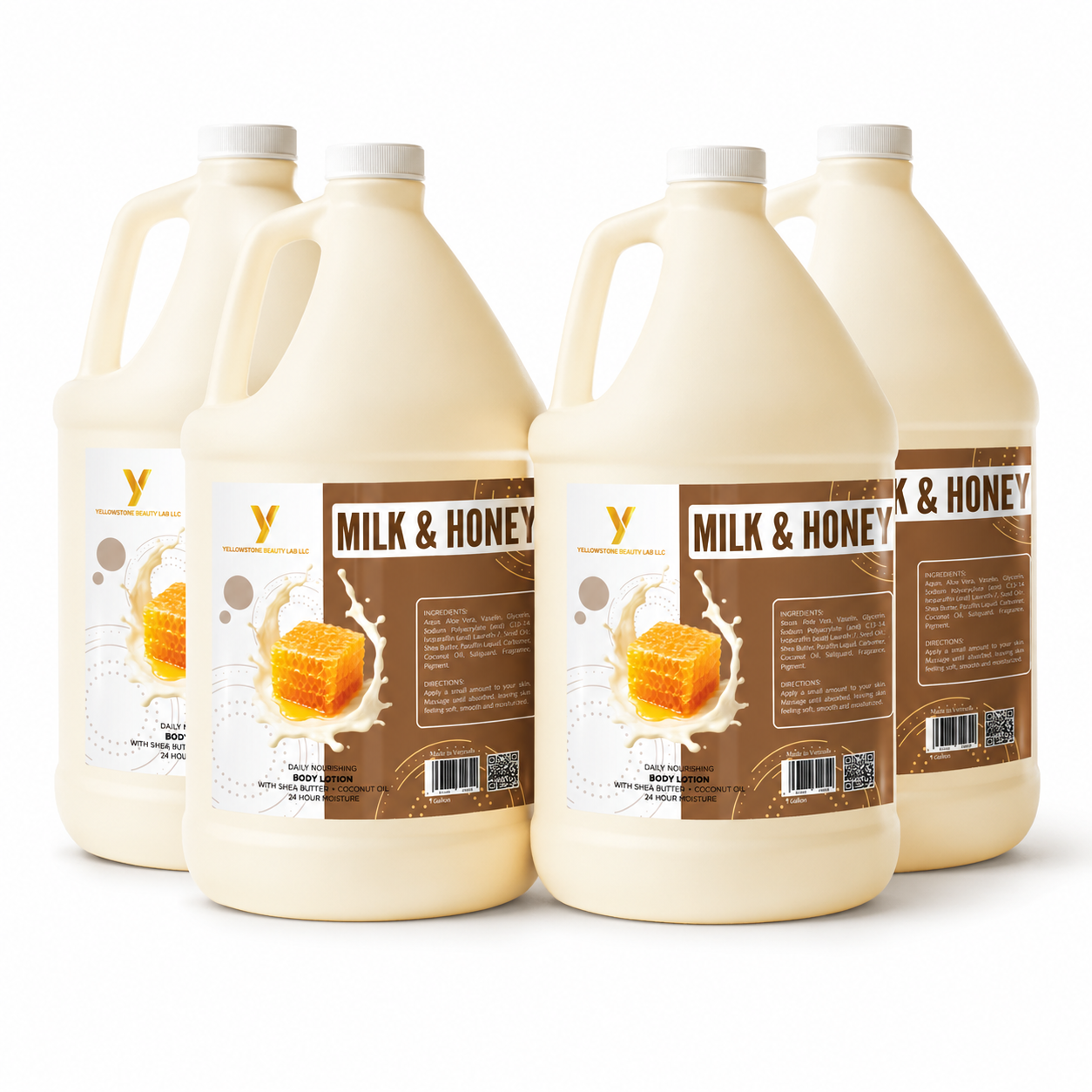 Yellowstone GMT  Lotion 1 Gal - Milk & Honey (Case of 4)
