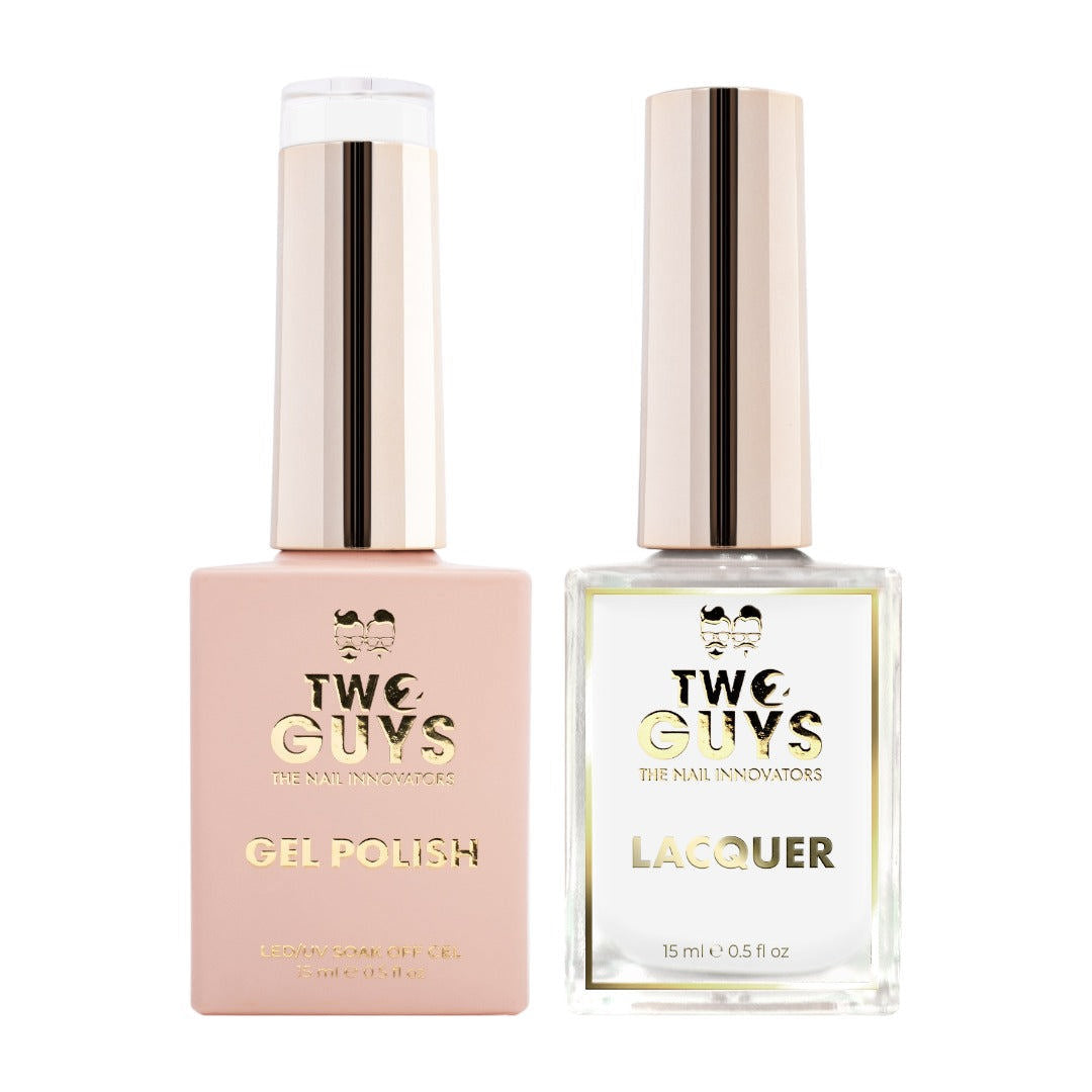 2Guys Gel & Lacquer Duo #A02 Milky White