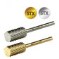 Startool Nail Drill Bits - Small Barrel Carbide STX Extra Coarse Grit 3/32 Gold