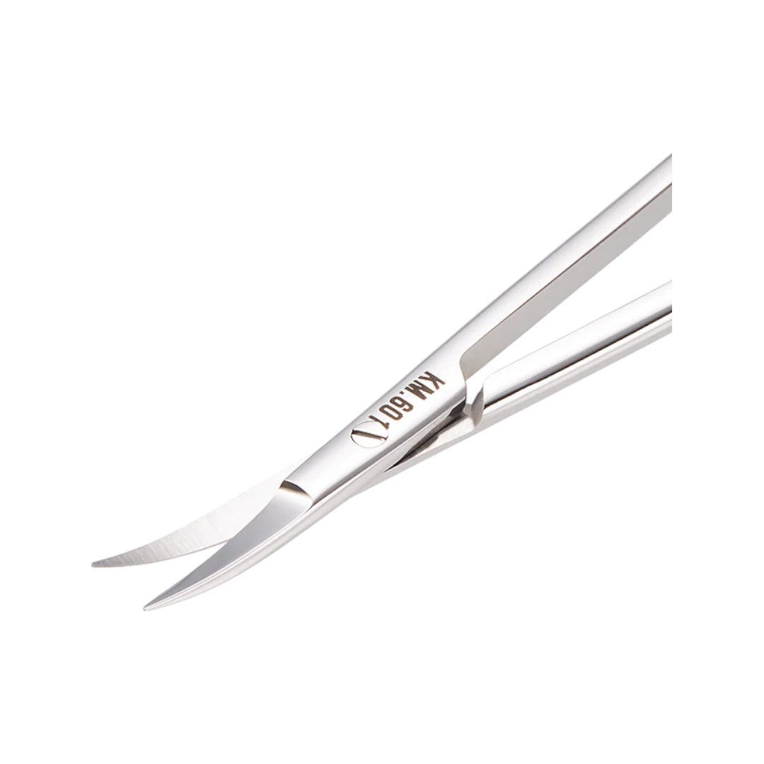 Nghia Stainless Steel Curved Eyebrow Scissors KM-601
