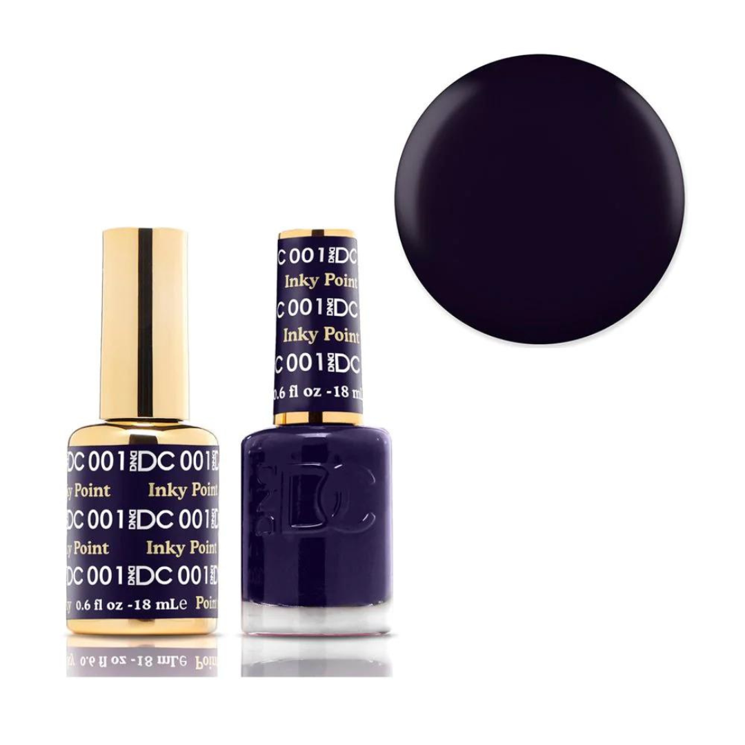 DND DC Gel & Lacquer Duo - Inky Point #001