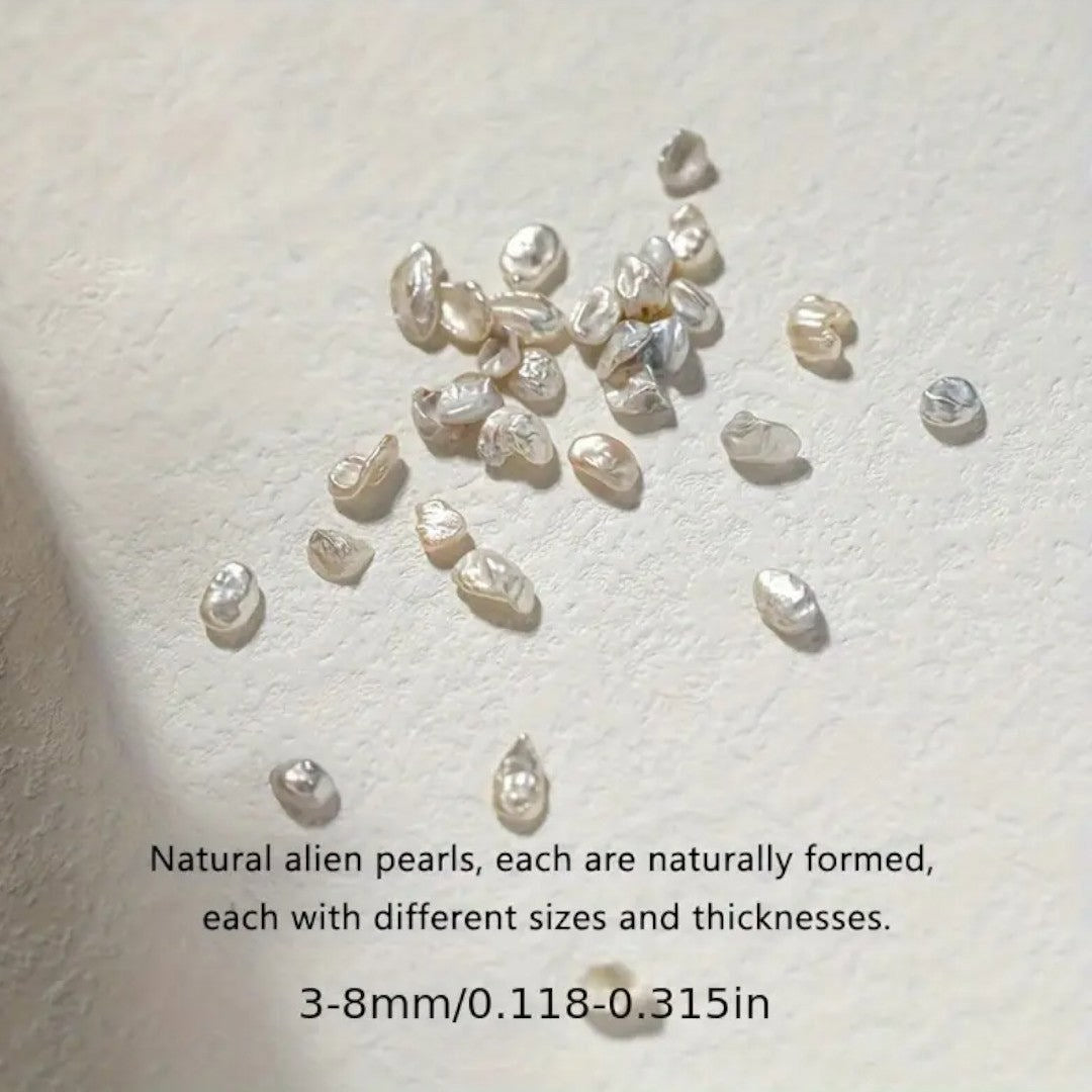 CNBS Nail Charms - White Crystal Clusters 10pcs