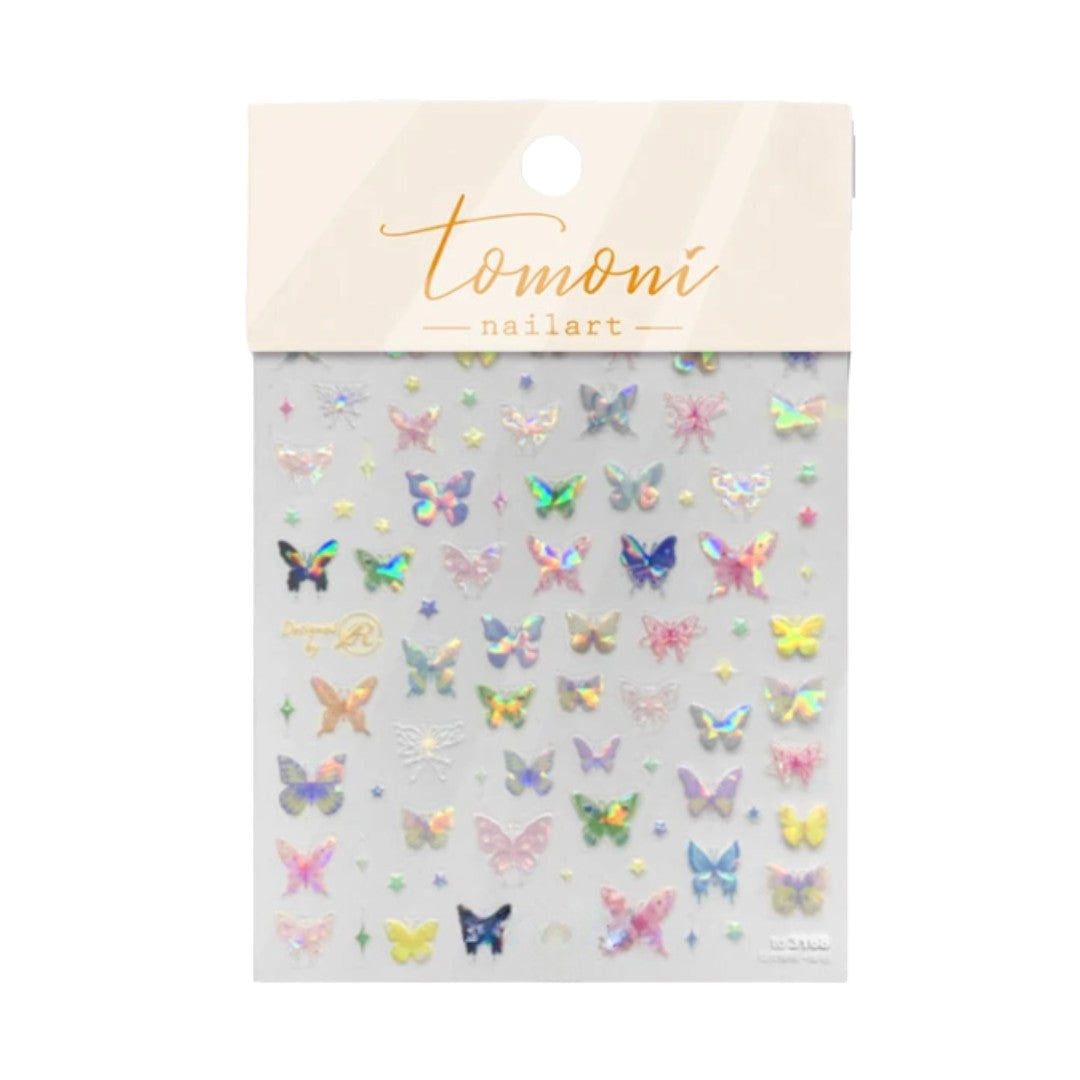 CNBS Nail Stickers - Garden Butterflies