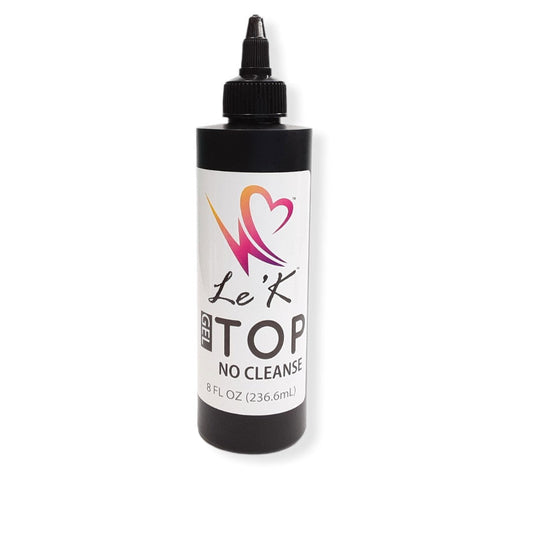 Le'k LED/UV Gel Top Coat Refill - No Cleanse (8oz)