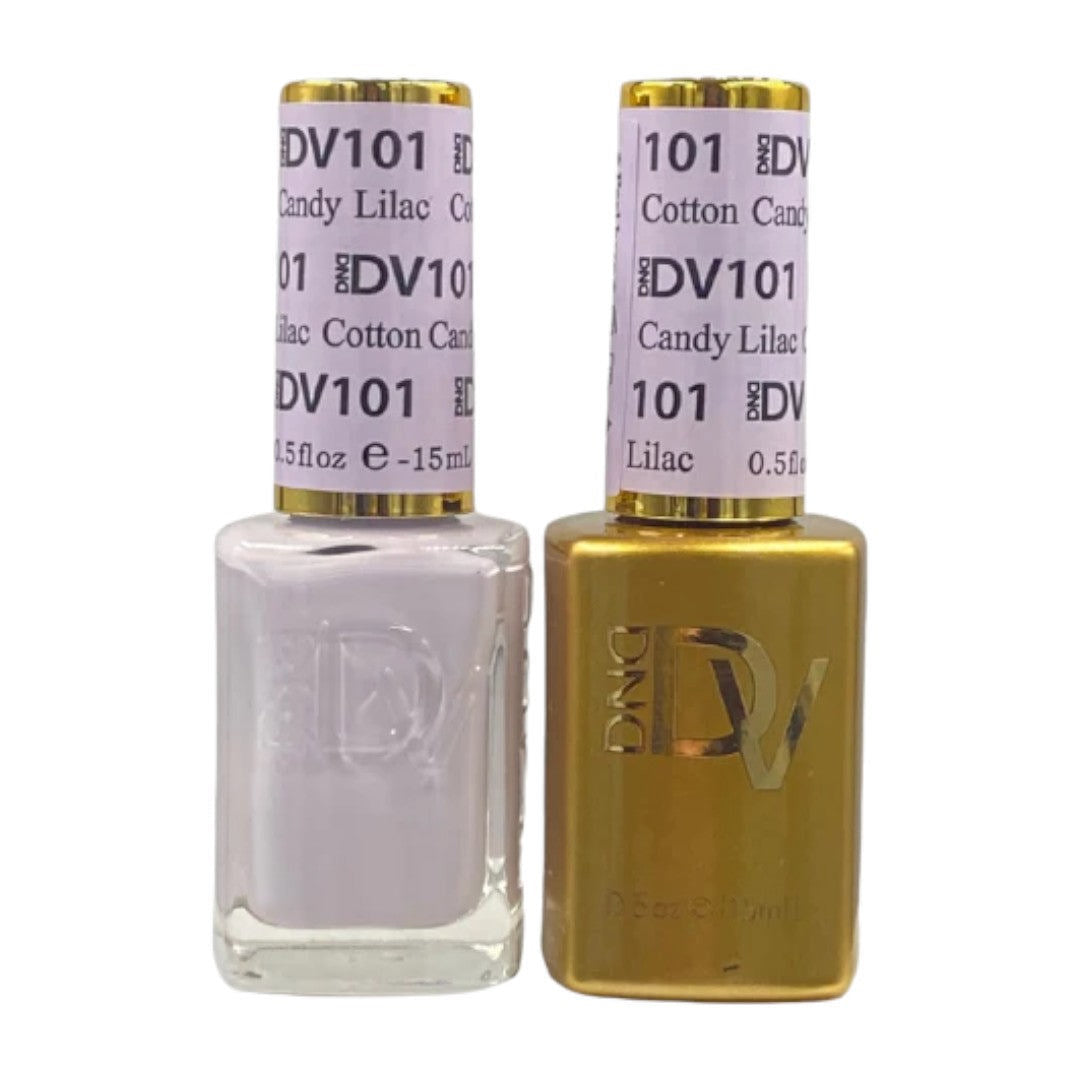 DND Diva Gel & Lacquer Duo - Cotton Candy Lilac #101