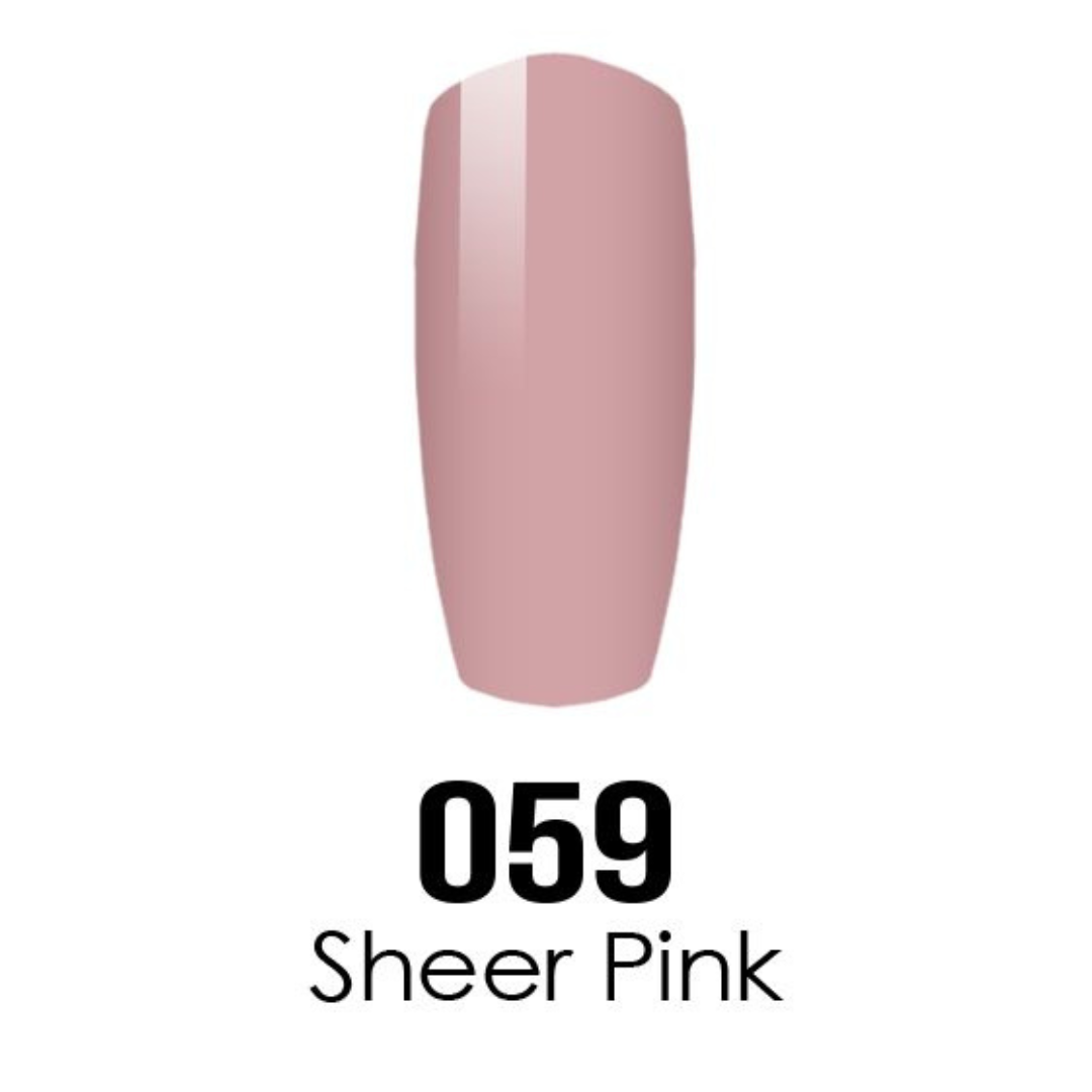 DND DC Gel & Lacquer Duo - Sheer Pink #059