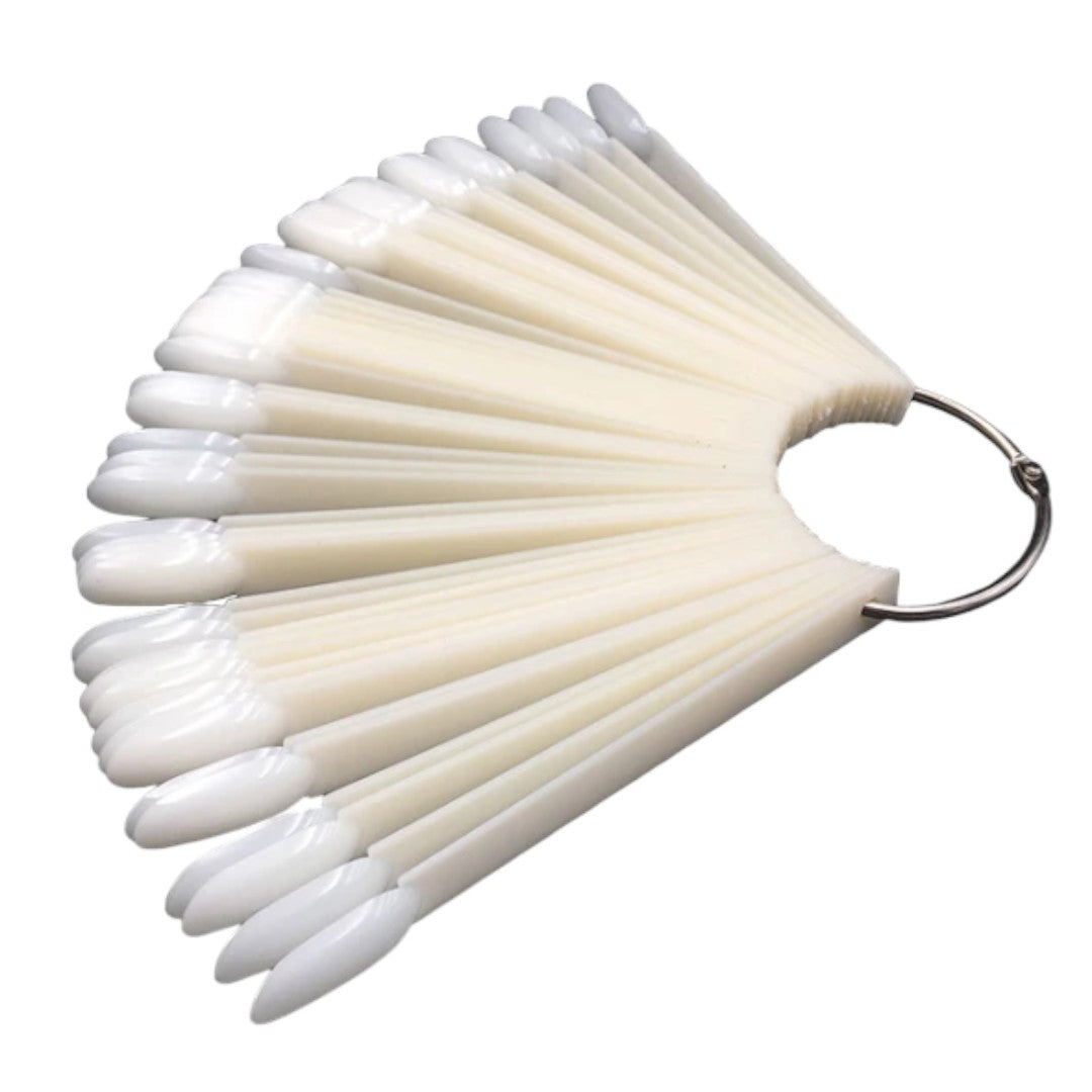 Colour Display, Nail Polish Swatches - Fan Almond (Bag of 50)