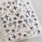 CNBS Nail Stickers - Gothic Spiders