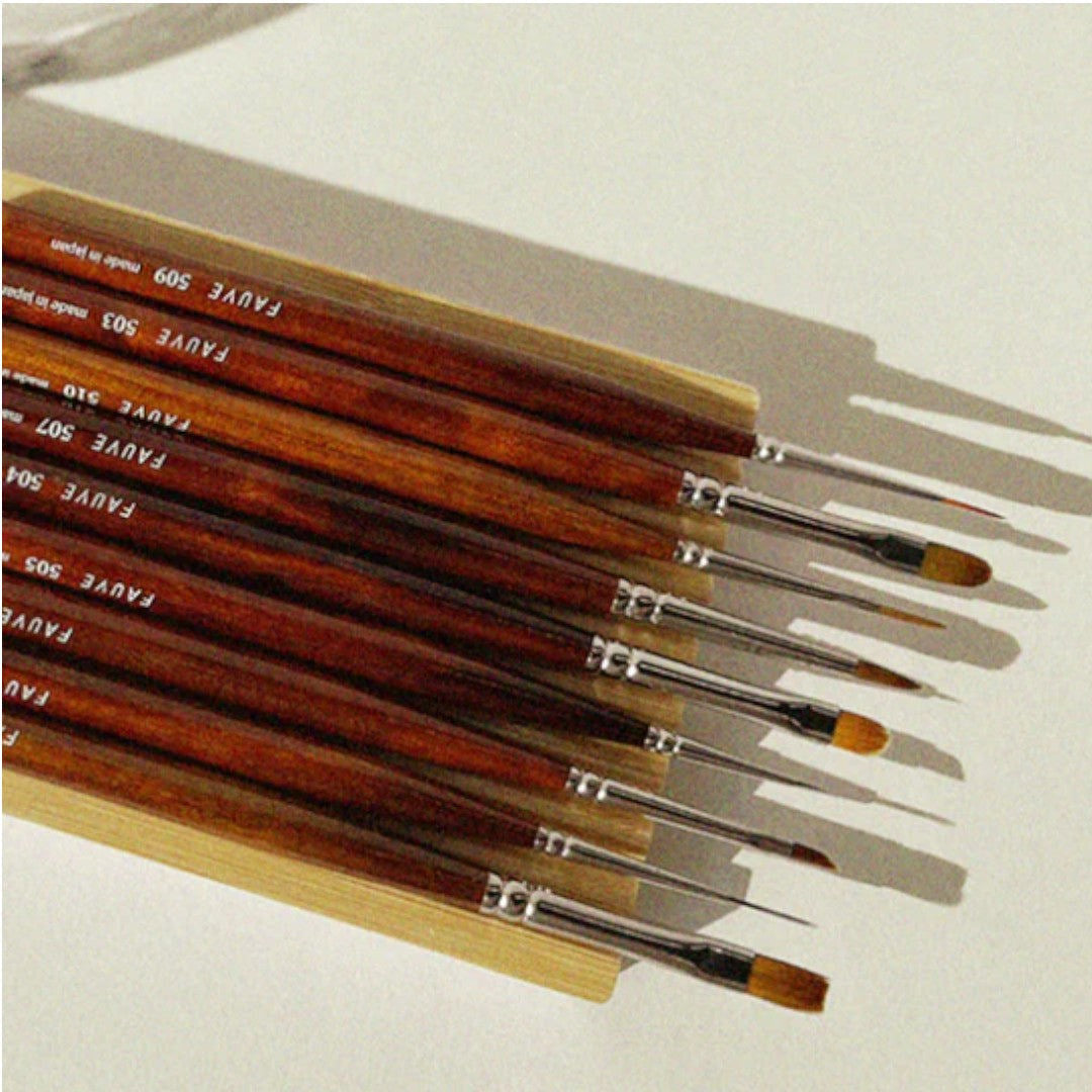 FAUVE Gel Brush Set 11Pcs