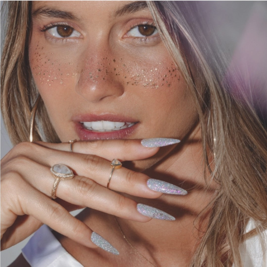apres Flash Glitter Gel Polish Karma Is A,,, FG06, in touch nails supply​