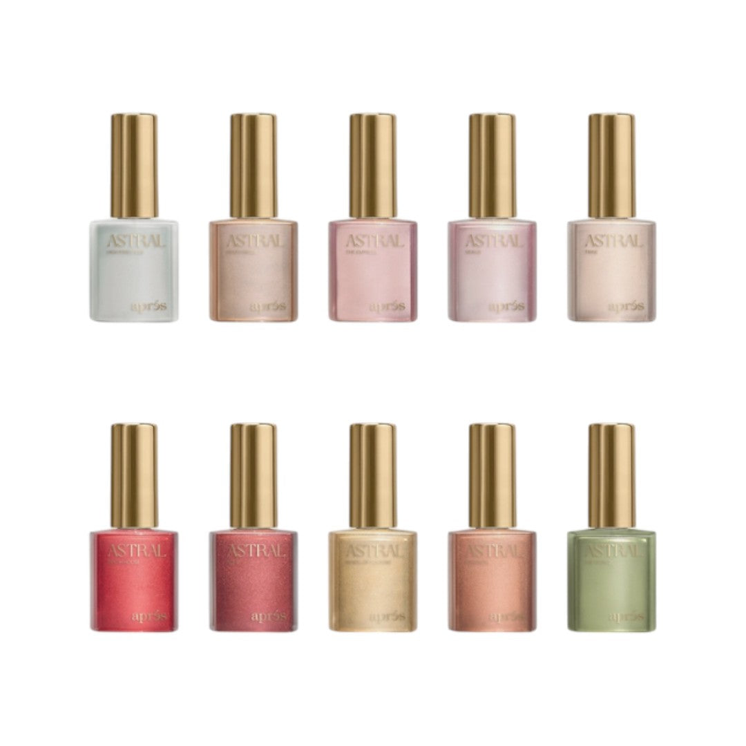 apres astral gel, apres Velvet Cat Eye Gel Polish The Astral Collection CE11-20 (10pcs), gel polish set, jessica nail supply