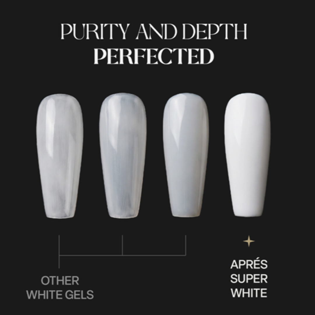 Apres Gel Couleur (TPO & HEMA-Free) - Super White (30mL)