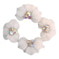CNBS Nail Charms - 3D Handmade Acrylic White Flower 2 Varied Style 4Pcs