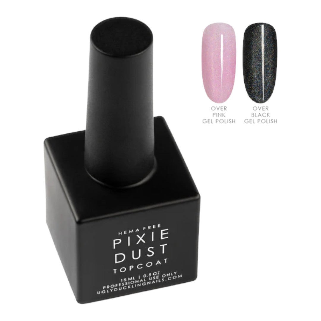 Ugly Duckling Gel Polish (HEMA-Free) 15ml - No-Wipe Cat-Eye Pixie Top Coat Gel