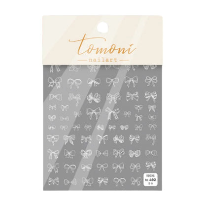 CNBS Nail Stickers, Decals for Nails Assorted Bows
