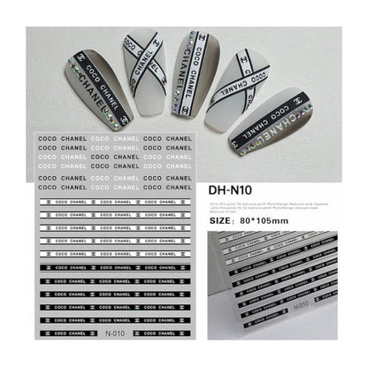 CNBS Nail Stickers - Fashion Brands